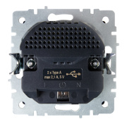 фото Розетка с заземлением IEK BR-R14-16-U21-D21-K45