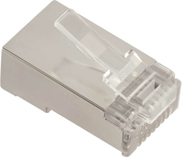 

Коннектор Lanmaster LAN-EZ45-8P8C/S6-100 RJ45 тип EZ, 8P8C, STP, Cat.6, универсальный, со вставкой, покрытие 50 микрон,100 шт., LAN-EZ45-8P8C/S6-100