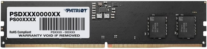 

Модуль памяти DDR5 8GB Patriot Memory PSD58G560082 Signature Line PC5-44800 5600MHz CL46 1.1V, PSD58G560082