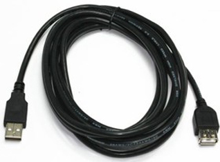 

Кабель интерфейсный USB 2.0 удлинитель Cablexpert AM/AF 4.5 м, Pro, экран, черный, пакет, AM/AF