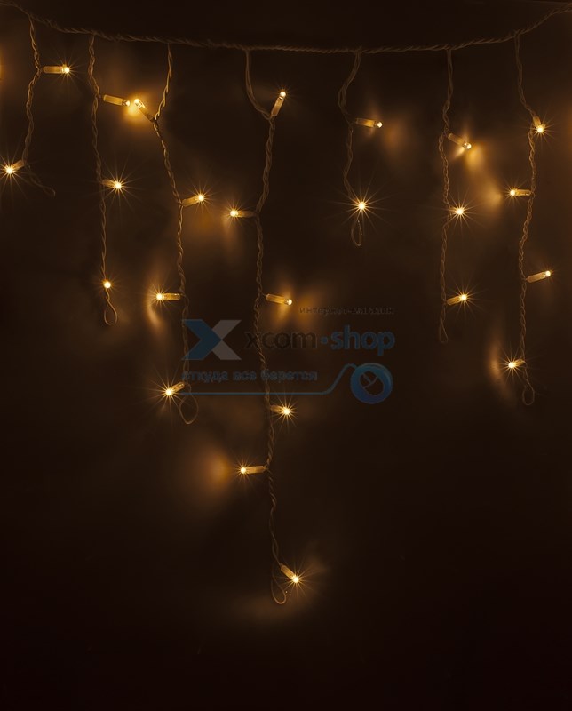 

Гирлянда NEON-NIGHT 255-138-6 айсикл (бахрома) светодиодный, 4,8 х 0,6 м, белый провод, 230 В, диоды тепло-белые, 152 LED, 255-138-6
