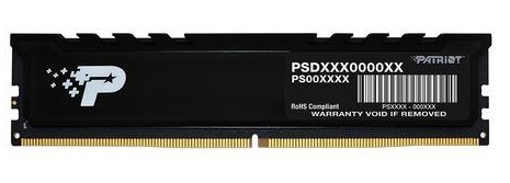 

Модуль памяти DDR5 32GB (2*16GB) Patriot Memory PSP532G5600KH1 Signature Premium PC5-44800 5600MHz CL46 1.1V, PSP532G5600KH1