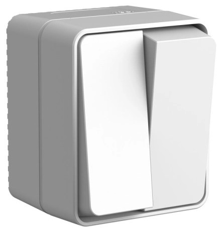 

Выключатель двухклавишный Systeme Electric ATN543051 AtlasDesign PROFI IP54 О/У 10 АХ, СЕРЫЙ, ATN543051