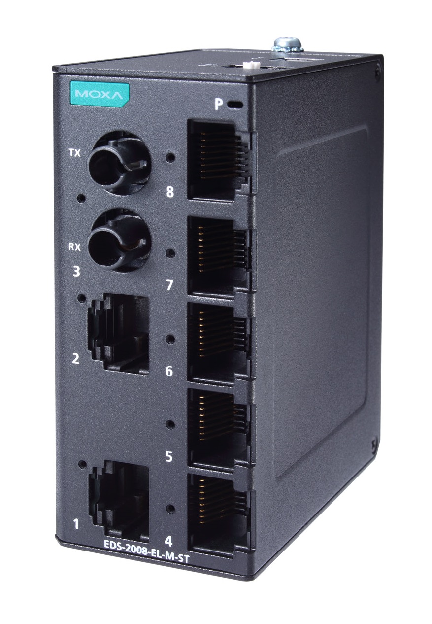 

Коммутатор MOXA EDS-2008-EL-M-ST 8-Port Entry-level Unmanaged Switch, 7 Fast TP ports, 1 multi-mode port, ST, EDS-2008-EL-M-ST