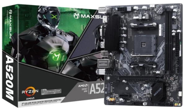 фото Материнская плата MAXSUN MS-Challenger A520M, AM4, AMD A520, mATX в Красноярске