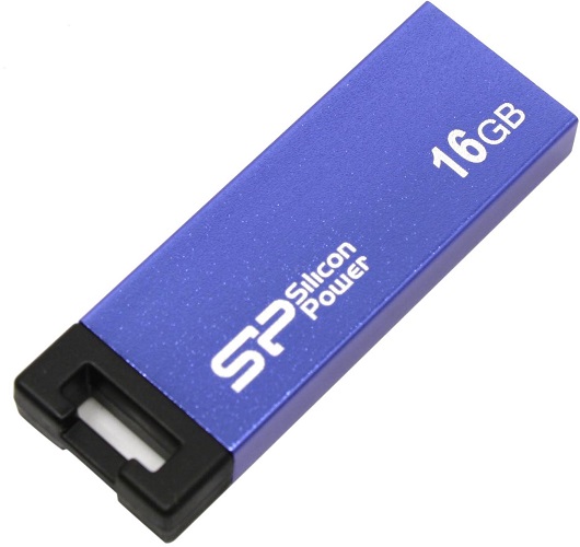 

Накопитель USB 2.0 16GB Silicon Power Touch 835 SP016GBUF2835V1B синий, Touch 835