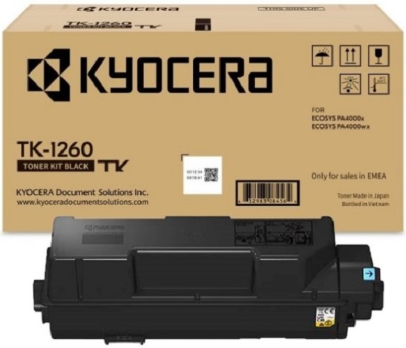 

Тонер-картридж Kyocera TK-1260 1T0C150NL0 для PA4000x/PA4000wx, 10 000 стр., TK-1260