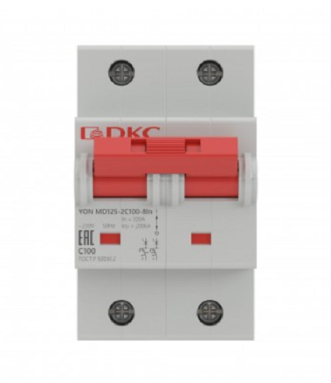 Изображение товара Автоматический выключатель DKC MD125-2NC125 125А 15kA