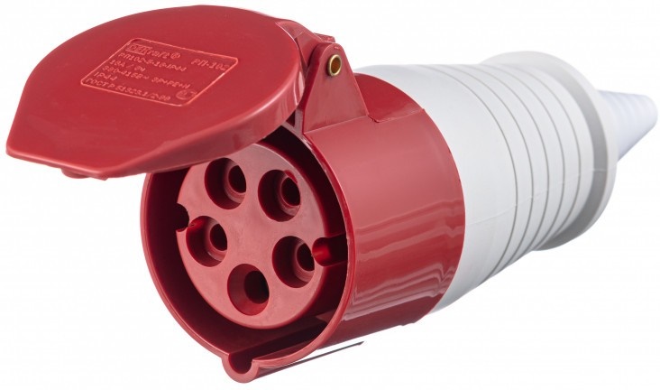 

Розетка DEKraft 26012DEK переносная 215 3Р+РЕ+N 16А 380В IP44 РП-102, 26012DEK