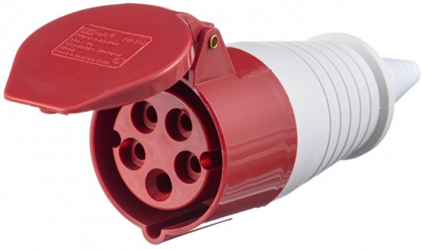 Изображение товара Промышленная розетка DEKraft серии РП-102 3 полюса для открытого и внутреннего использования