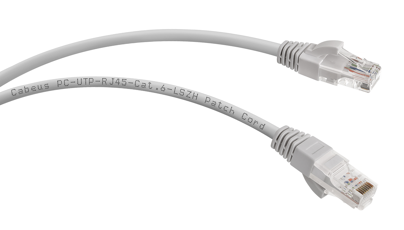 

Кабель патч-корд U/UTP 6 кат. 0,5м Cabeus PC-UTP-RJ45-Cat.6-0.5m-LSZH неэкранированный, серый, PC-UTP-RJ45-Cat.6-0.5m-LSZH