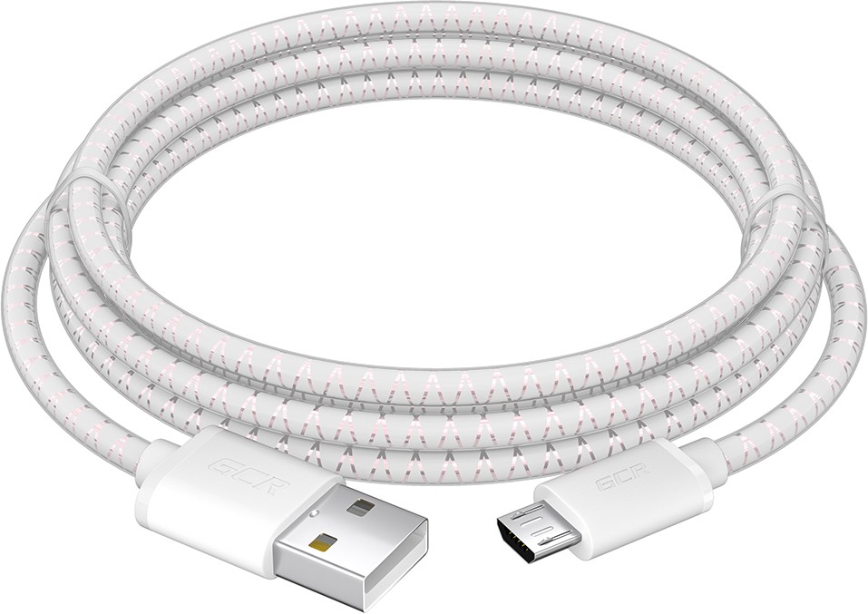 

Кабель интерфейсный Greenconnect GCR-54451 1.5m MicroUSB, бело-розовый, белые коннекторы, быстрая зарядка, 28/24 AWG, GCR-54451