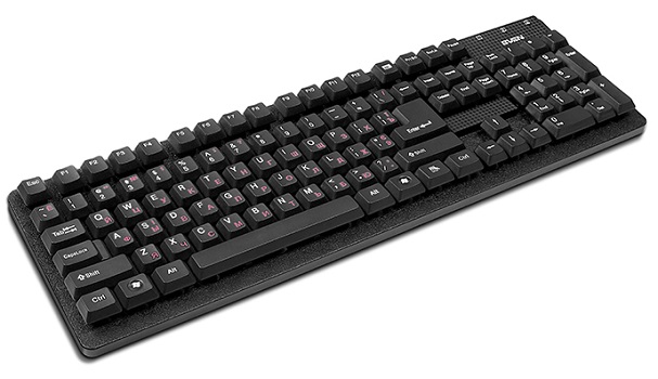 

Клавиатура Sven Standard 301 SV-03100301UB чёрная, USB, 105 кнопок, Standard 301