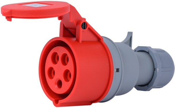 Изображение товара Промышленная розетка DEKraft 26135DEK 3 полюса высокая долговечность