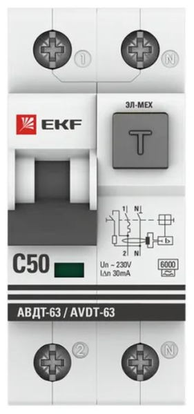 фото Автомат дифференциальный EKF DA63-50-30 в Воронеже