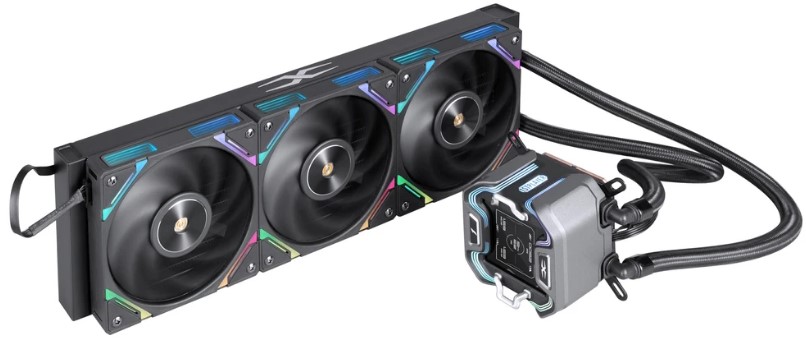 

Система охлаждения жидкостная 1STPLAYER X-360 Black (3*120mm,), X-360 Black