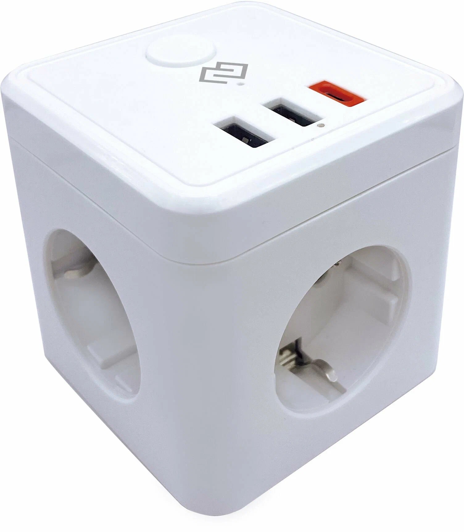 Розетка умная Digma DiPlug Cube 1 DPC13S EU Wi-Fi белый