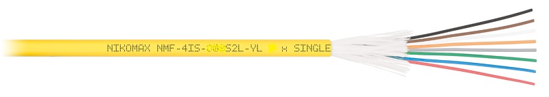 

Кабель волоконно-оптический NIKOMAX NMF-4IS-016S2L-YL 16 волокон, одномодовый 9/125мкм, стандарта OS2, внутренний, распределительный, с плотным буферо, NMF-4IS-016S2L-YL