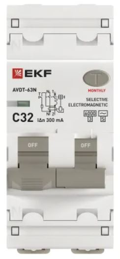 фото Автомат дифференциальный EKF D63N26MS32C300 в Челябинске