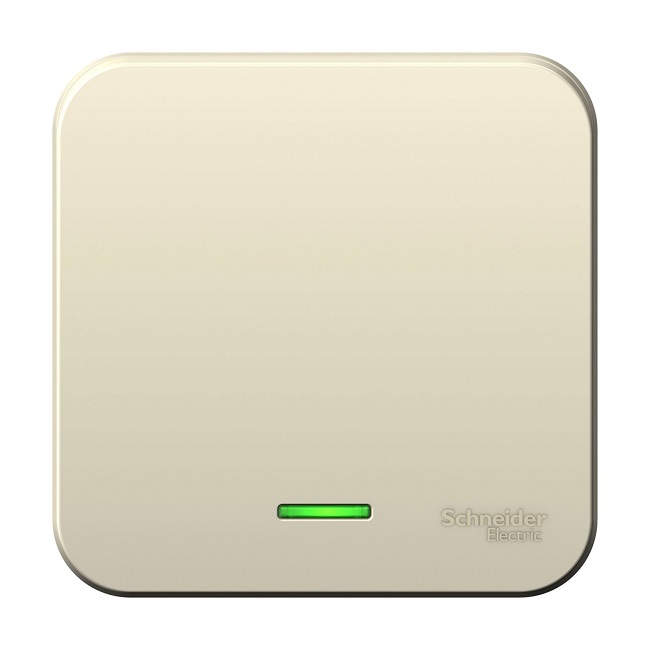 

Выключатель Schneider Electric BLNVA061102 1-клавишный с подсветкой, 6А, 250В Молочный наруж, BLNVA061102