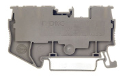 фото Клемма проходная DKC VPR-2.5-TWIN-GY