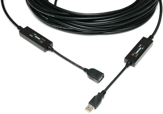 

Кабель Opticis M2-100-30 оптоволоконный для передачи сигналов USB 1.1 тип A (вилка-розетка), M2-100-30