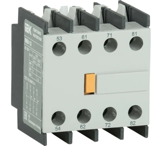 Изображение товара Приставка IEK KPK10-13 для контакторов серия ПКИ автоматизация