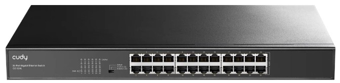 

Коммутатор неуправляемый Cudy GS1024L 24-Port Gigabit Switch, 24 Gigabit RJ45 Ports, IGMP Snooping, Loop Detection/Prevention, 802.1p/DSCP QoS, Switch, GS1024L