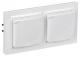 фото Розетка двухместная с заземлением в сборе IEK BR-R16-16-44-2-K01-F-PRO