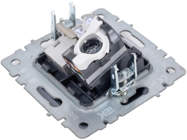 фото Розетка компьютерная+телефонная IEK BR-KT20-O-1-K35 в Уфе