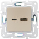фото Розетка USB  IEK SK-U22-D31-K98 в Санкт-Петербургe