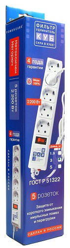 фото Сетевой фильтр  Power Cube SPG-B-10-WHITE в Казани