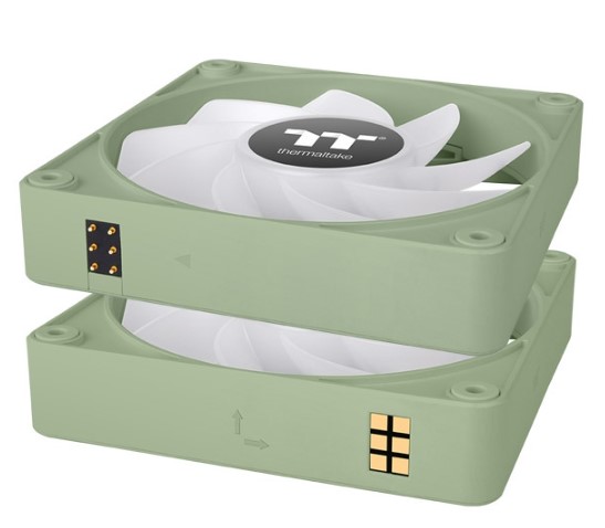 

Вентилятор для корпуса Thermaltake CT140 EX Matcha CL-F197-PL14MG-A 140x140x25mm, зеленый, 500-1800rpm, 90.3CFM, 30.7dBa, ARGB, 4-pin PWM (3-pack) Ret, CT140 EX Matcha