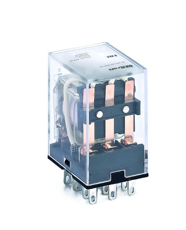 

Реле промежуточное DEKraft 23926DEK 3 конт. с LED инд. 10А 220В DC ПР-102, 23926DEK