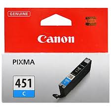 Изображение товара Картридж Canon CLI-451C для струйных принтеров Canon яркие цвета