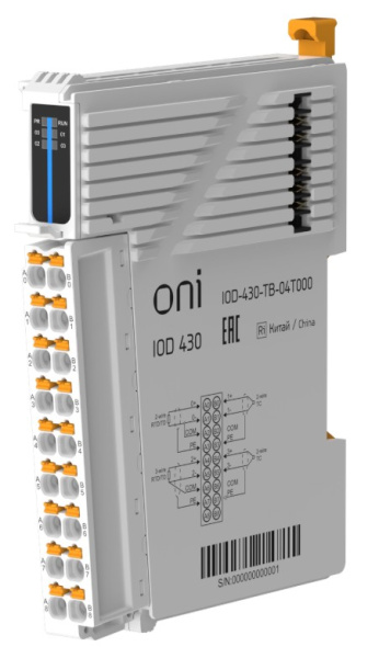 фото Модуль аналогового ввода ONI IOD-430-TB-04T000 в Санкт-Петербургe