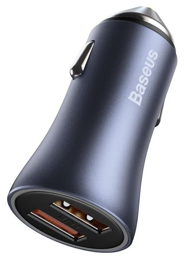 

Зарядное устройство автомобильное Baseus TZCCJD-A0G QC, 40W dark gray, TZCCJD-A0G