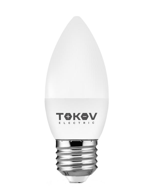 

Лампа светодиодная TOKOV ELECTRIC TKE-C37-E27-10-6.5K 10Вт С37 6500К Е27 176-264В, TKE-C37-E27-10-6.5K