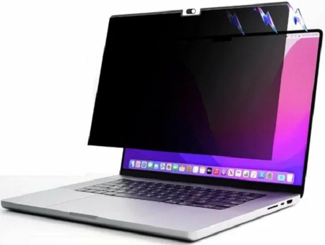 

Защитная пленка для Apple MacBook Pro 14", Recci Privacy Removable Magnetic Film, Антишпион, Магнитная, Съемная, Черный, черный, _