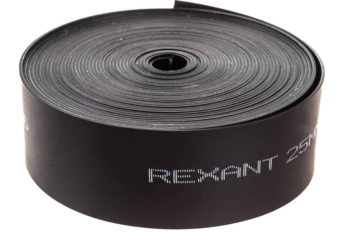 

Лента Rexant 48-9006 термоусаживаемая с клеевым слоем 25 мм х 0,8 мм, черная, ролик 5 м, ТЛ-0,8, 48-9006