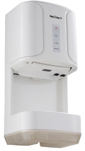 

Сушилка для рук Neoclima NHD-1.2 высокоскоростная, 90 м/с, NHD-1.2