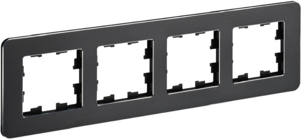 Изображение товара Рамка четверная IEK BR-M42-M-01-K02 серия BRITE для выключателей и розеток