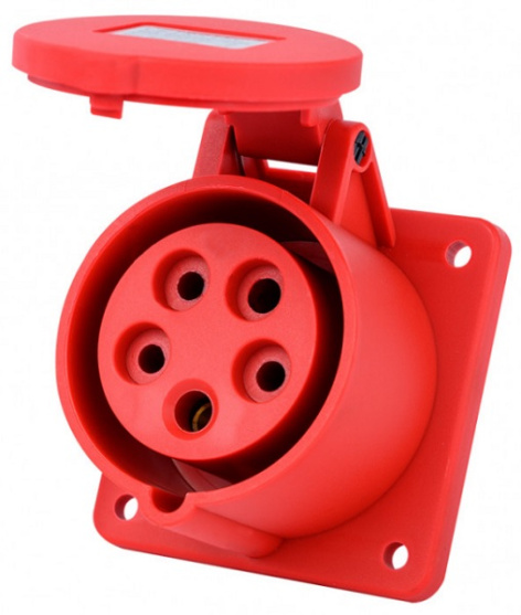 Изображение товара Розетка DEKraft 26264DEK для временных сетей электроснабжения, 5 полюсов