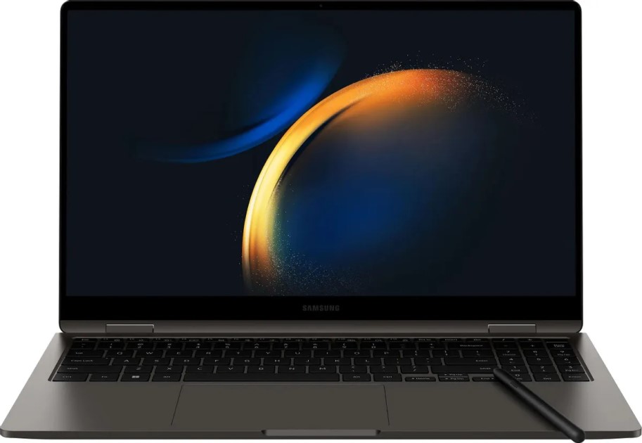 

Ноутбук Samsung Galaxy Book3 360 NP750QFG-KA3IN i7-1360P/16GB/1TB SSD/Iris Xe graphics/15.6" FHD OLED/WiFi/BT/cam/Win11Home/graphite, Galaxy Book3 360