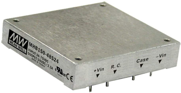 Изображение товара Преобразователь Mean Well MHB150-48S24 с выходным напряжением 24 В