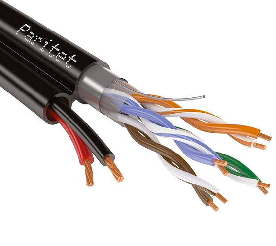

Кабель Паритет 100584 ParLan combi F/UTP4 Cat5e PE 2х0,75 200м, 100584