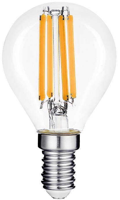 

Лампа светодиодная WOLTA WF-G45-9W6KE14 FILAMENT 9Вт 6500K E14, WF-G45-9W6KE14