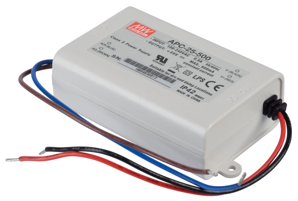 фото Драйвер светодиодный  Mean Well APC-25-500 в Красноярске