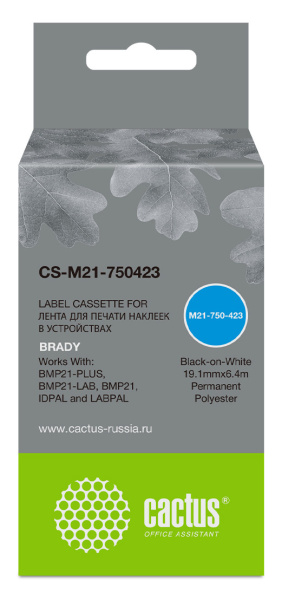 Изображение товара Картридж Cactus CS-M21-750423 для ленточных принтеров