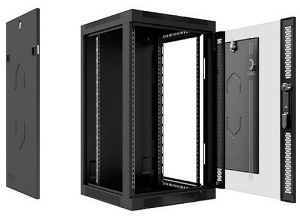 фото Шкаф настенный 19", 22U Cabeus SH-05F-22U60/60-R-BK в Краснодаре